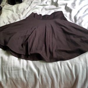 Black skater skirt